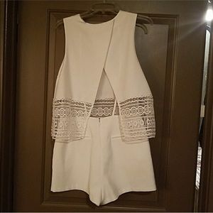 Ark & Co. White Romper